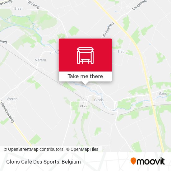 Glons Café Des Sports map