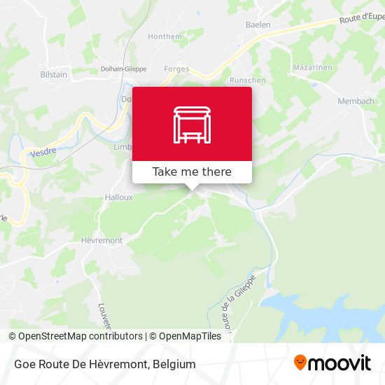 Goe Route De Hèvremont map