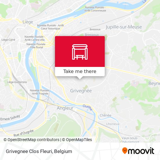 Grivegnee Clos Fleuri plan