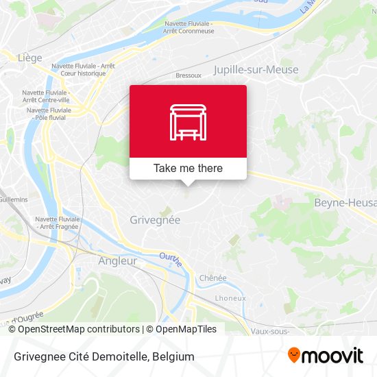 Grivegnee Cité Demoitelle plan