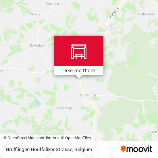 Grufflingen Houffalizer Strasse map
