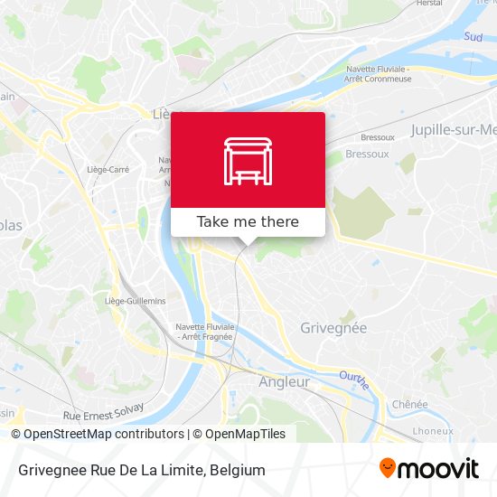 Grivegnee Rue De La Limite map