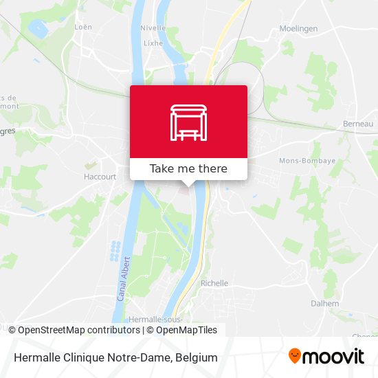 Hermalle Clinique Notre-Dame map