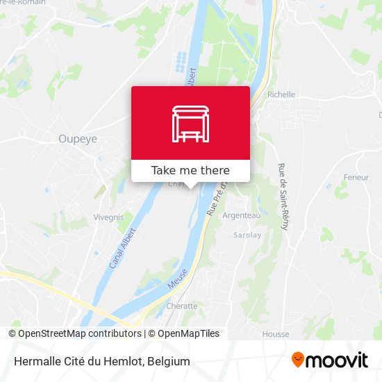 Hermalle Cité du Hemlot map