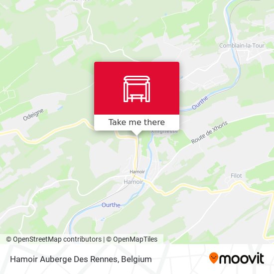 Hamoir Auberge Des Rennes map