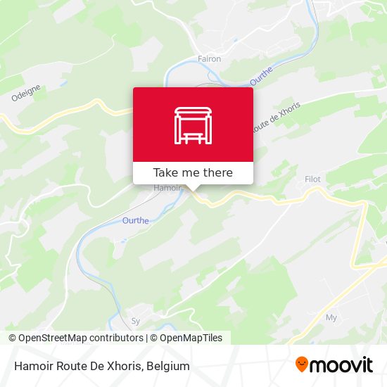 Hamoir Route De Xhoris plan