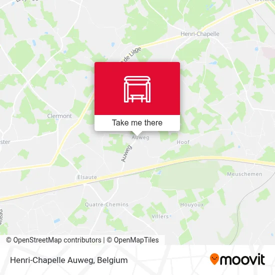 Henri-Chapelle Auweg map