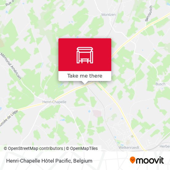 Henri-Chapelle Hôtel Pacific map