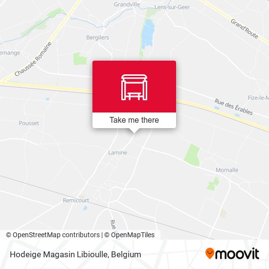 Hodeige Magasin Libioulle map