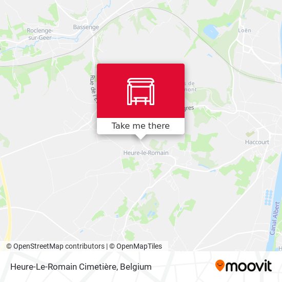 Heure-Le-Romain Cimetière plan