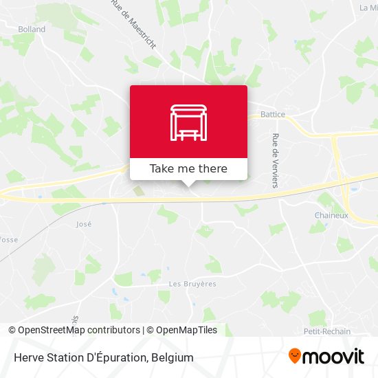 Herve Station D'Épuration map
