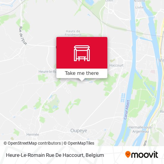 Heure-Le-Romain Rue De Haccourt map
