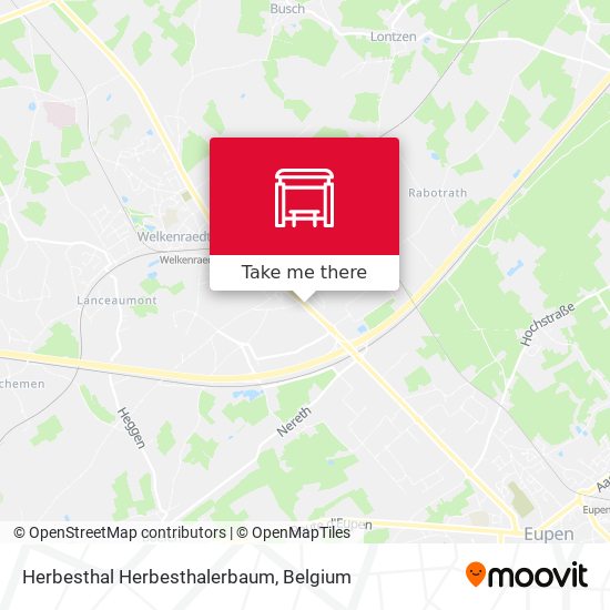 Herbesthal Herbesthalerbaum map