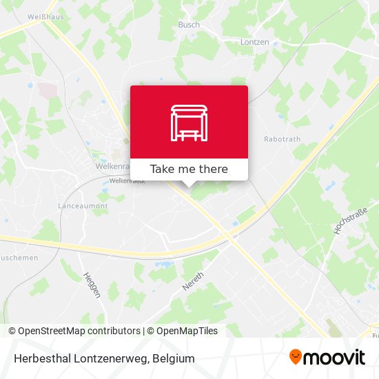Herbesthal Lontzenerweg plan