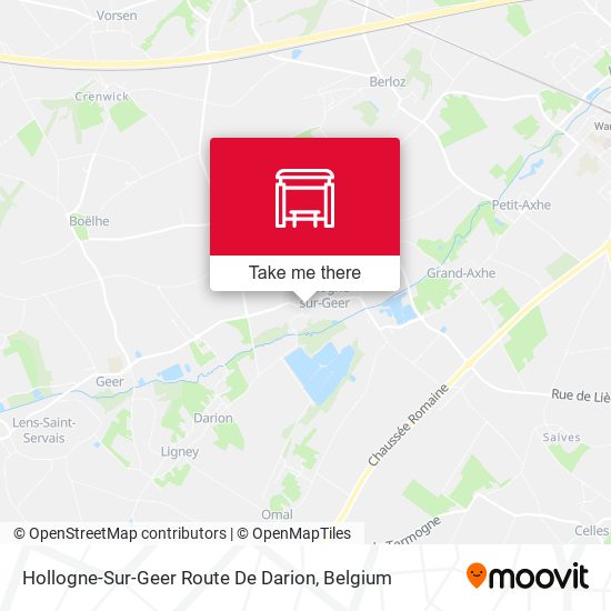 Hollogne-Sur-Geer Route De Darion plan