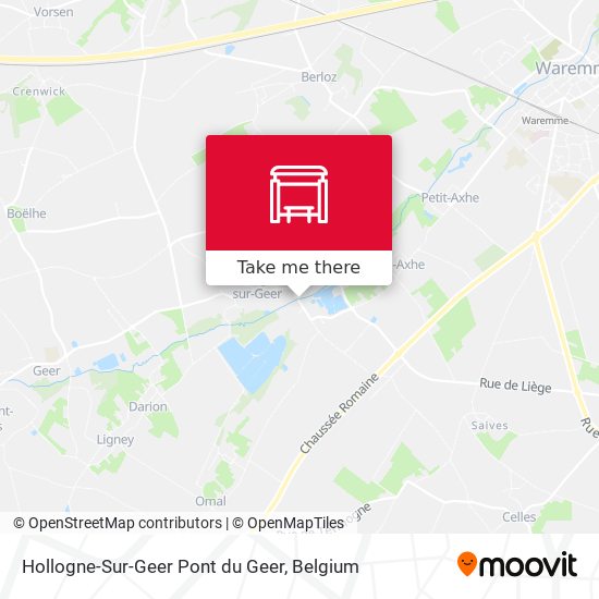 Hollogne-Sur-Geer Pont du Geer map