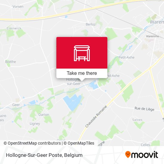 Hollogne-Sur-Geer Poste plan