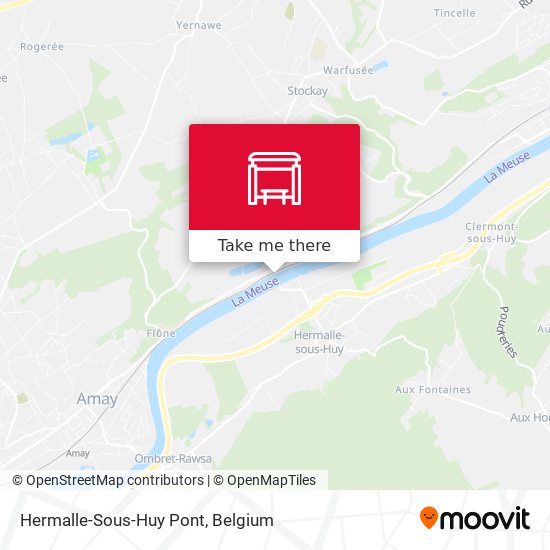 Hermalle-Sous-Huy Pont plan
