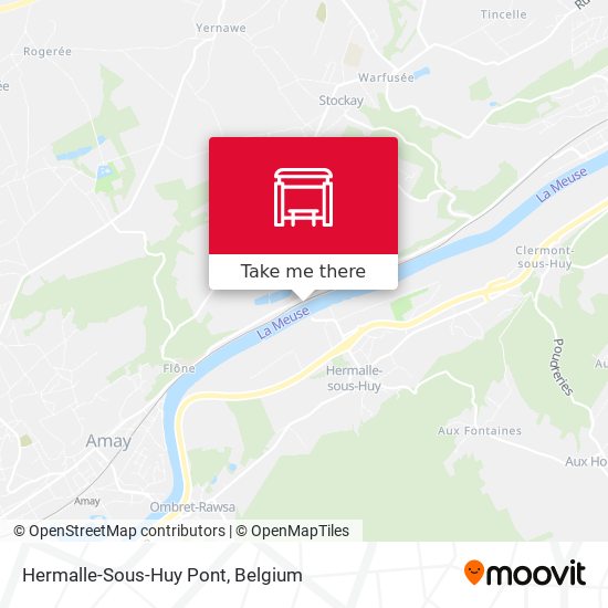 Hermalle-Sous-Huy Pont plan