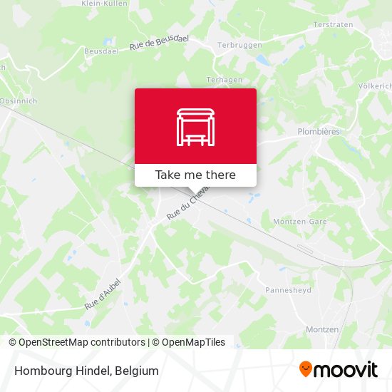 Hombourg Hindel map