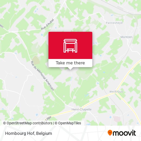 Hombourg Hof map