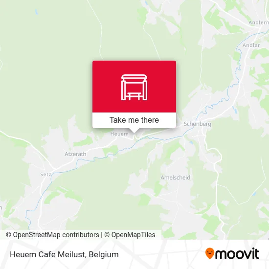 Heuem Cafe Meilust map