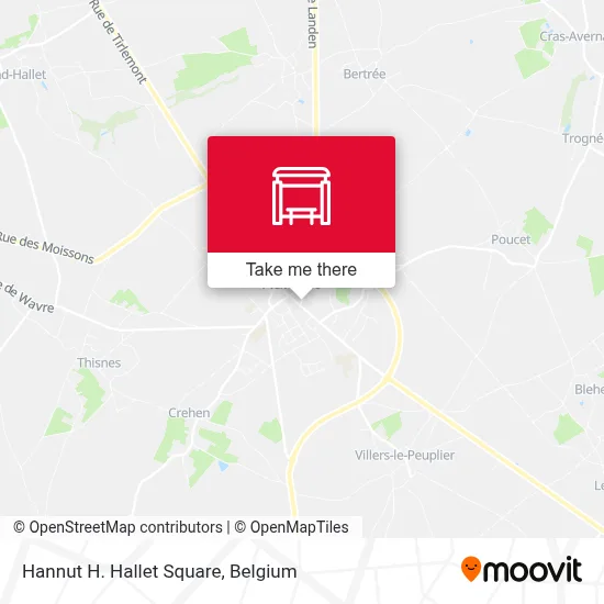 Hannut H. Hallet Square map