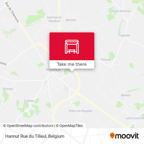 Hannut Rue du Tilleul plan