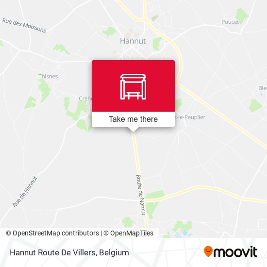 Hannut Route De Villers plan