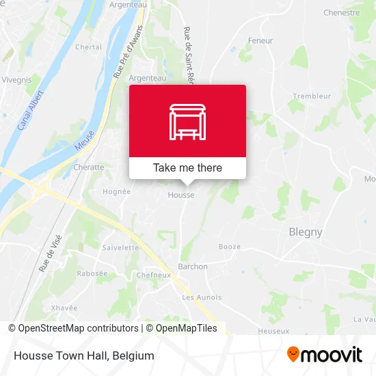 Housse Town Hall map