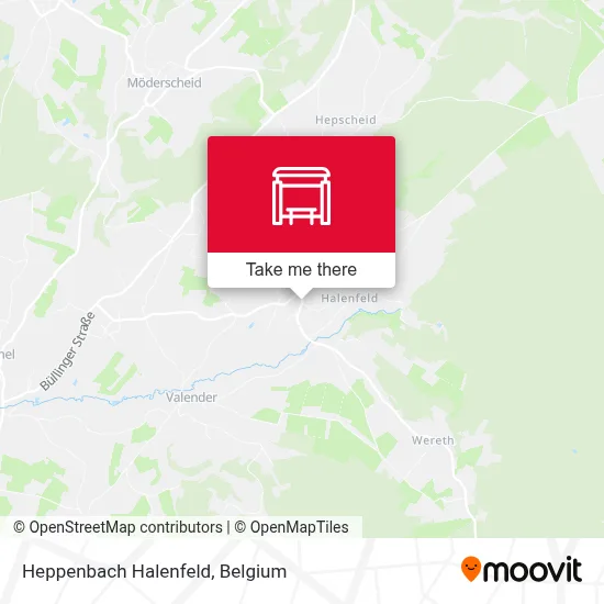 Heppenbach Halenfeld map