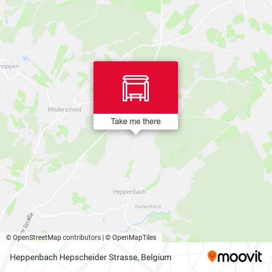 Heppenbach Hepscheider Strasse map