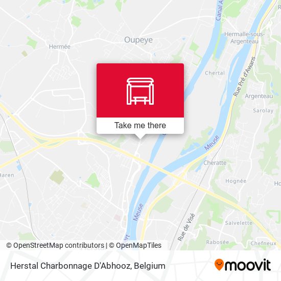 Herstal Charbonnage D'Abhooz map