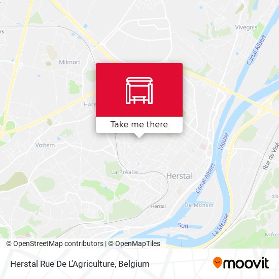 Herstal Rue De L'Agriculture map