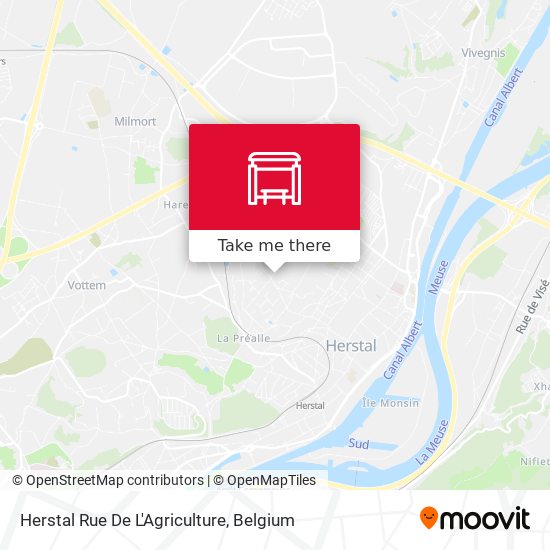 Herstal Rue De L'Agriculture map