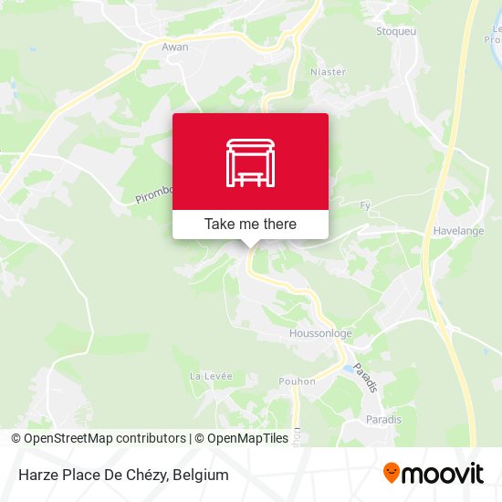 Harze Place De Chézy map