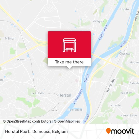 Herstal Rue L. Demeuse plan