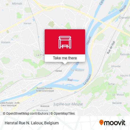 Herstal Rue N. Laloux plan