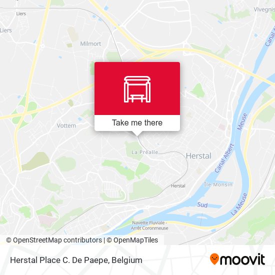 Herstal Place C. De Paepe map