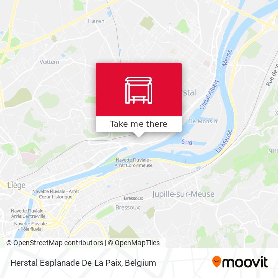 Herstal Esplanade De La Paix plan