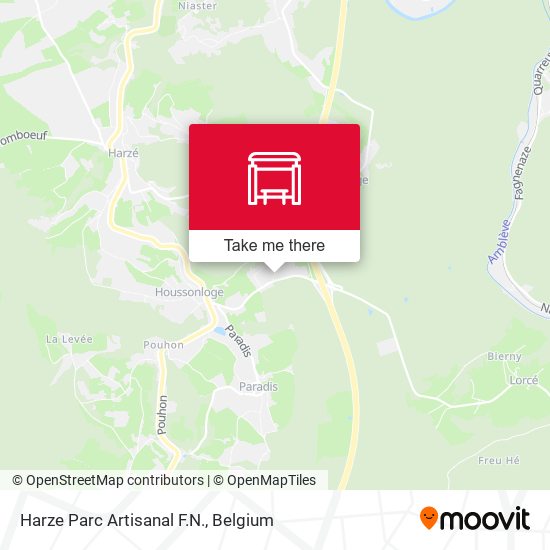 Harze Parc Artisanal F.N. map