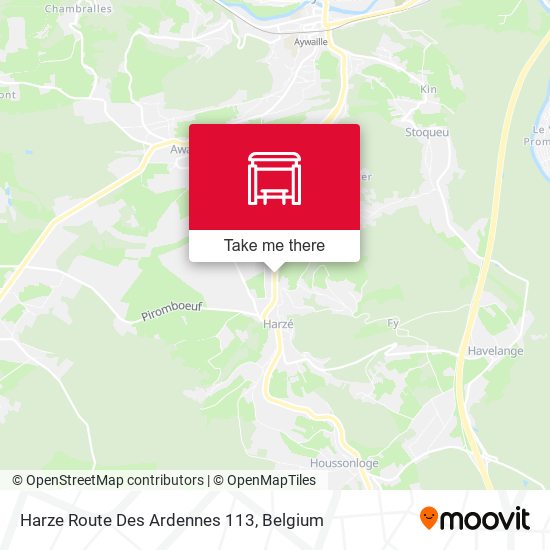 Harze Route Des Ardennes 113 map
