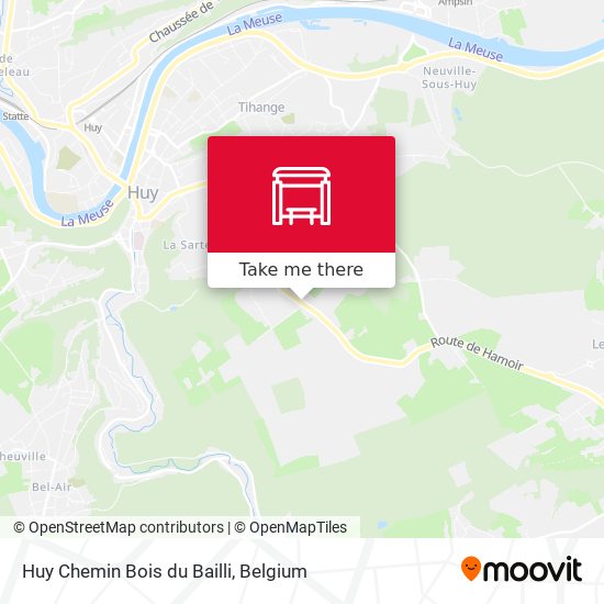 Huy Chemin Bois du Bailli plan