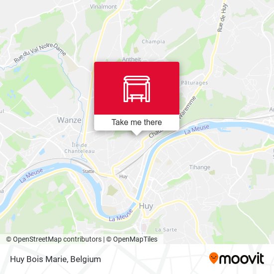 Huy Bois Marie map