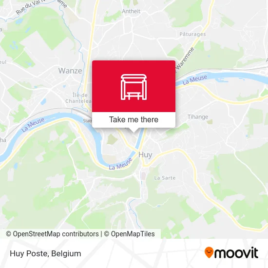 Huy Post Office map