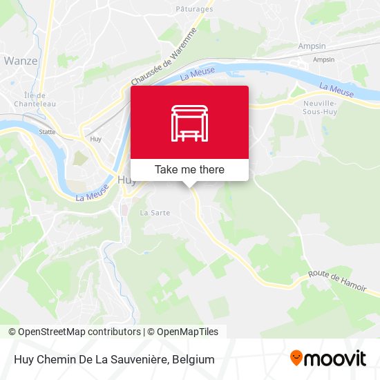 Huy Chemin De La Sauvenière map