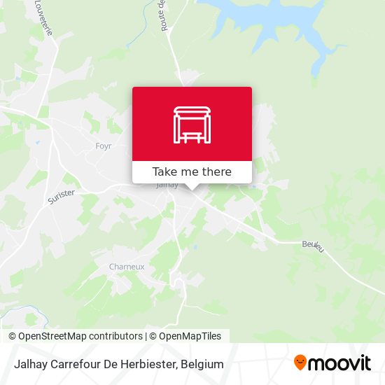 Jalhay Carrefour De Herbiester map