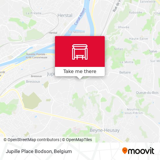 Jupille Place Bodson map