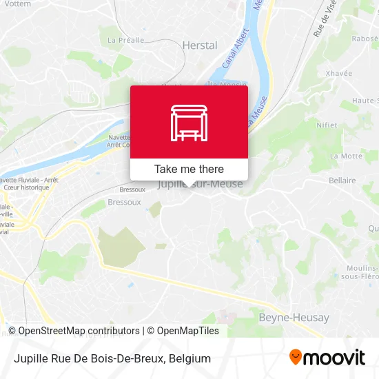 Jupille Rue De Bois-De-Breux map