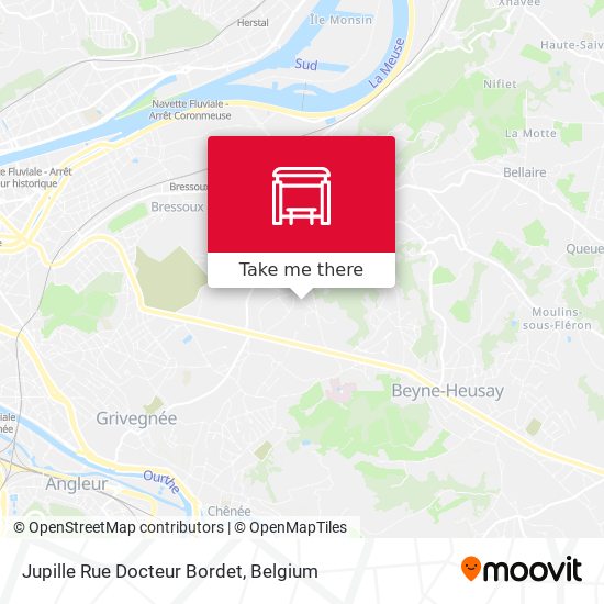 Jupille Rue Docteur Bordet map